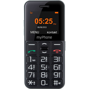 myPhone Halo Easy, melna - Mobilais telefons