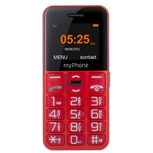 myPhone Halo Easy, sarkana - Mobilais telefons T-MLX08895