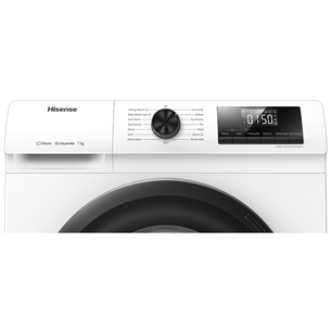 Hisense, 7 kg, dziļums 39 cm, 1200 apgr/min - Veļas mazgājamā mašīna ar priekšējo ielādi