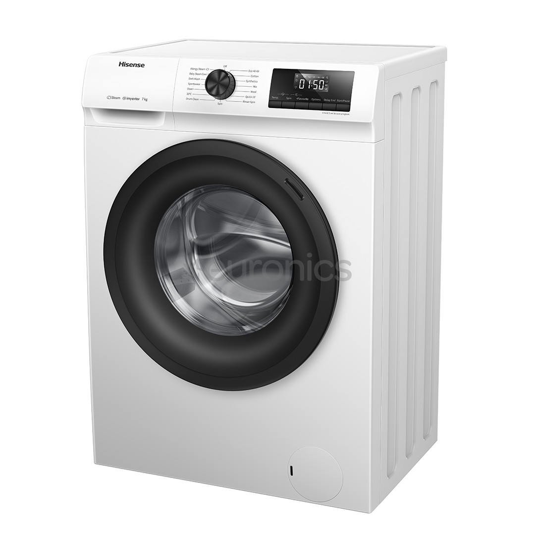 Hisense, 7 kg, depth 39 cm, 1200 rpm - Front Load Washing Machine