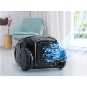 Electrolux Ultra Silencer, 700 W, zila - Putekļu sūcējs