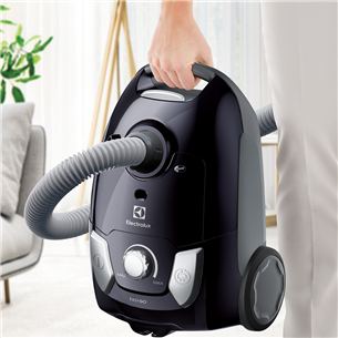 Electrolux EasyGo, 750 W, melna/pelēka - Putekļu sūcējs