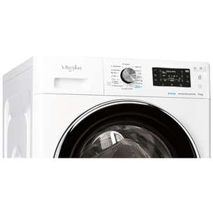 Whirlpool, 9 kg, dziļums 63 cm, 1400 apgr/min. - Veļas mazgājamā mašīna ar priekšējo ielādi