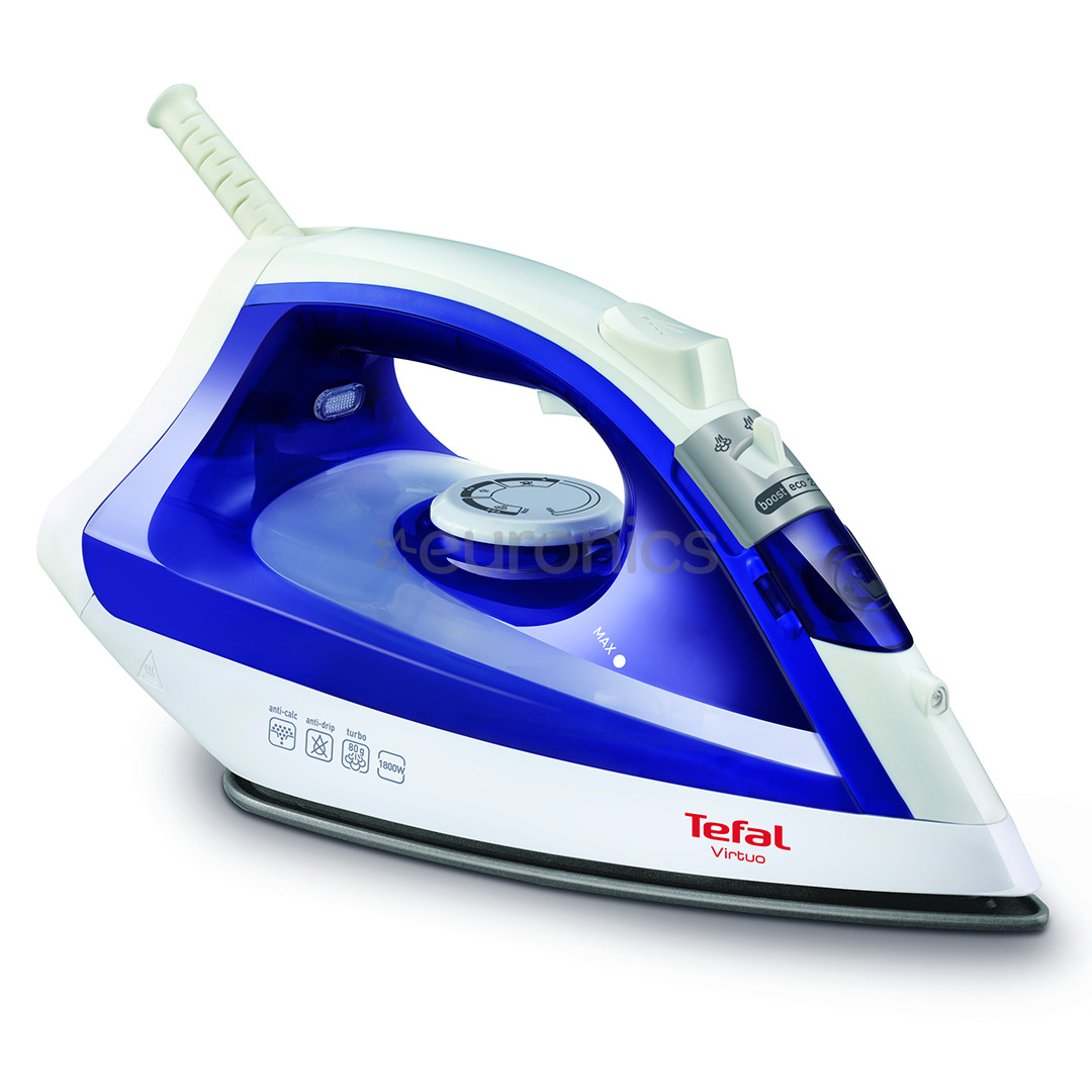 Tefal Virtuo, 1800 W, blue/white - Steam Iron