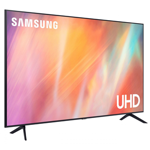 Samsung AU7092, 55", Ultra HD, LED LCD, sānu statīvs, melna - Televizors