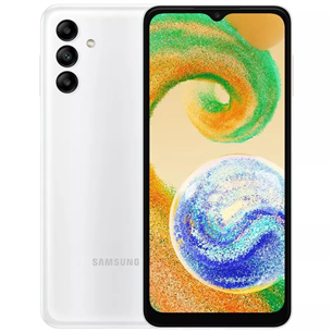 Samsung Galaxy A04s, 32 ГБ, белый - Смартфон SM-A047FZWUEUE