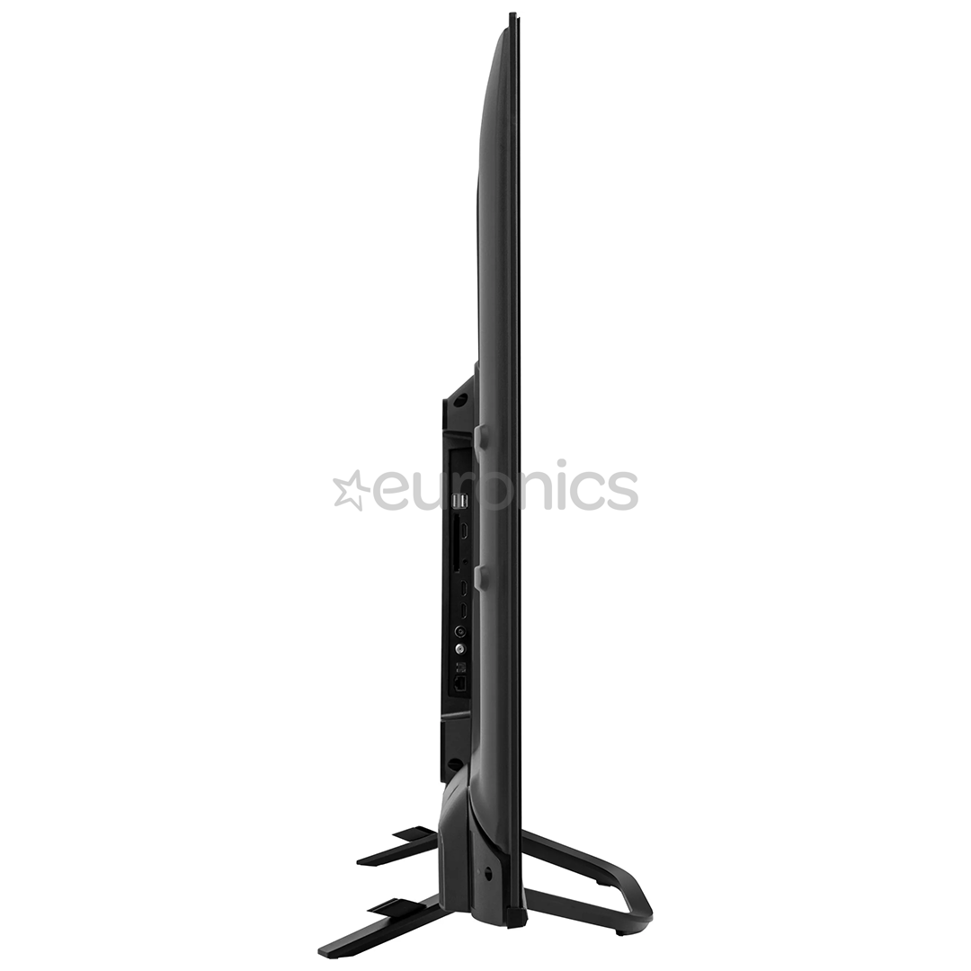 Hisense A63H, 43'', 4K UHD, LED LCD, боковые ножки, черный - Телевизор