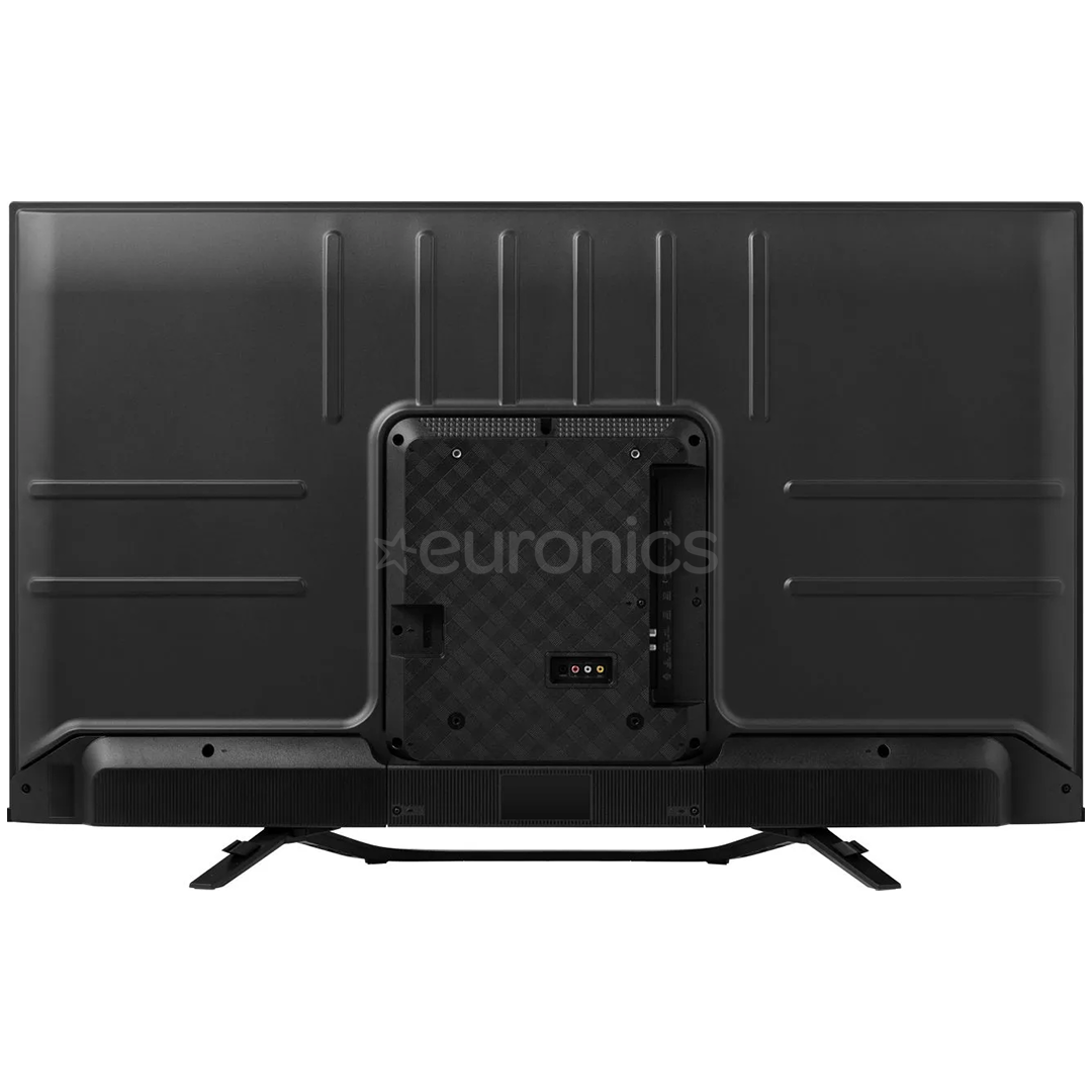 Hisense A63H, 43'', 4K UHD, LED LCD, боковые ножки, черный - Телевизор