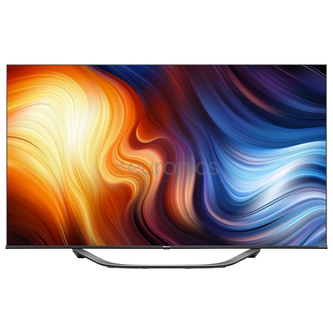 Hisense U7HQ, ULED 4K, 55", centra statīvs, melna - Televizors