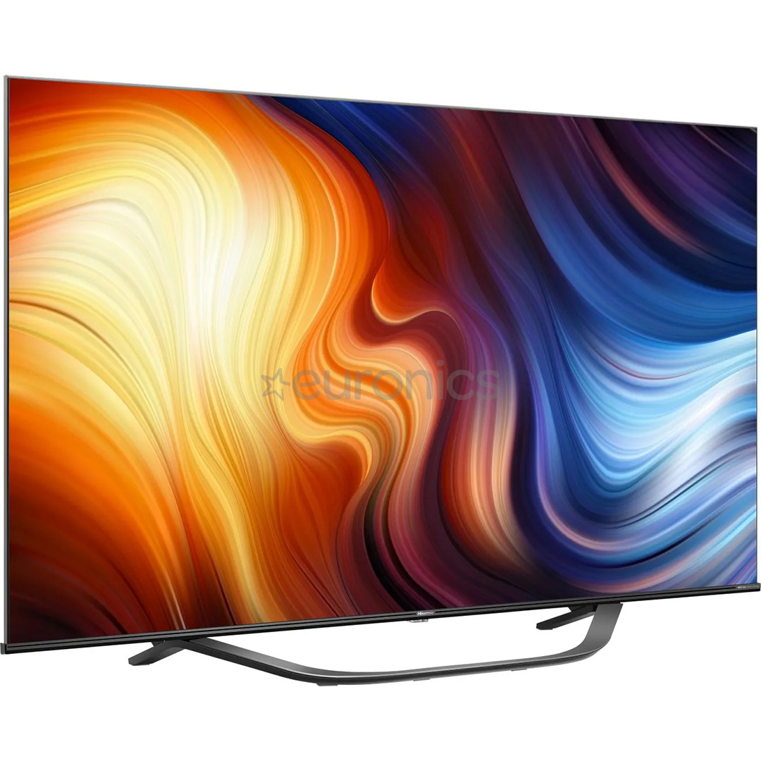 Hisense U7HQ, ULED 4K, 55", centra statīvs, melna - Televizors