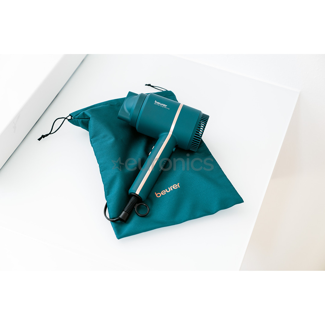 Beurer Ocean, 2000 W, zaļa - Kompakts matu fēns