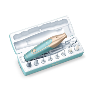 Beurer, green/gold - Manicure/pedicure set MP84