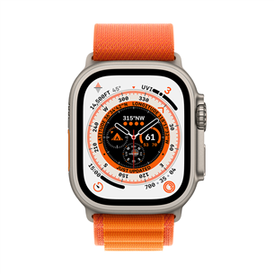 Apple Watch Ultra, Alpine Loop, Small, orange - Smartwatch