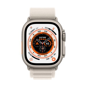 Apple Watch Ultra, Alpine Loop, Small, бежевый - Смарт-часы