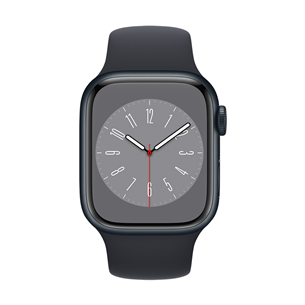 Apple Watch Series 8 GPS + Cellular, Sport Band, 41 mm, tumši pelēka - Viedpulkstenis