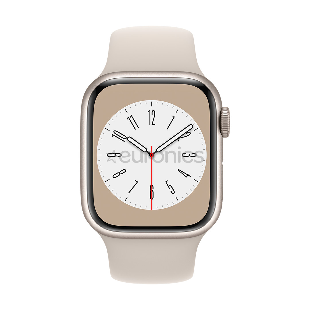Apple Watch Series 8 GPS + Cellular, Sport Band, 41 мм, бежевый - Смарт-часы