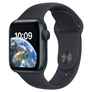 Apple Watch SE 2, GPS, Sport Band, 40 mm, tumši pelēka - Viedpulkstenis MNJT3EL/A