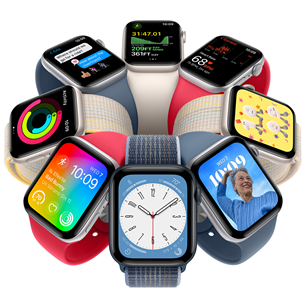 Apple Watch SE 2, GPS, Sport Band, 40 mm, tumši pelēka - Viedpulkstenis