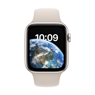 Apple Watch SE 2, GPS, Sport Band, 44 mm, bēša - Viedpulkstenis