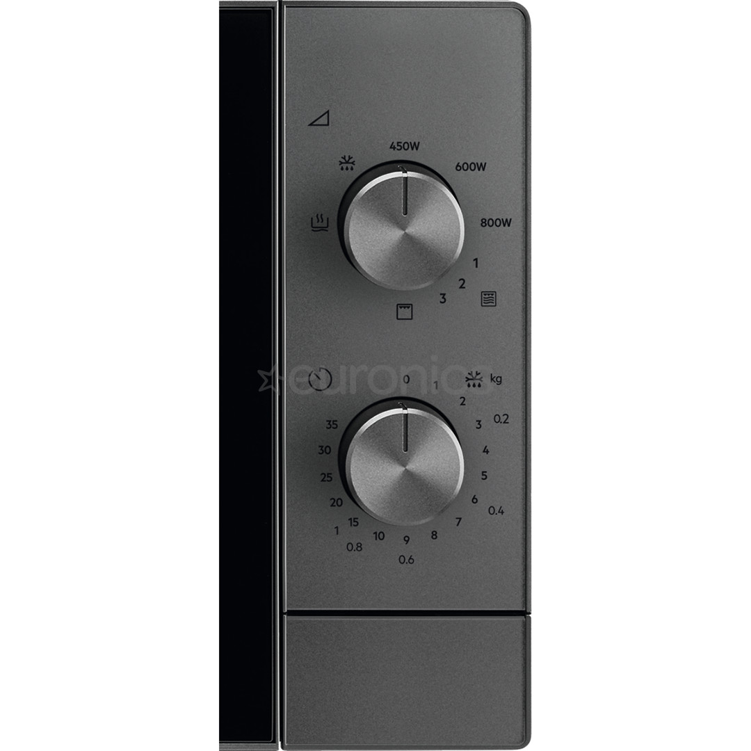 Electrolux, 20 л, 800 Вт, титановый - Микроволновая печь