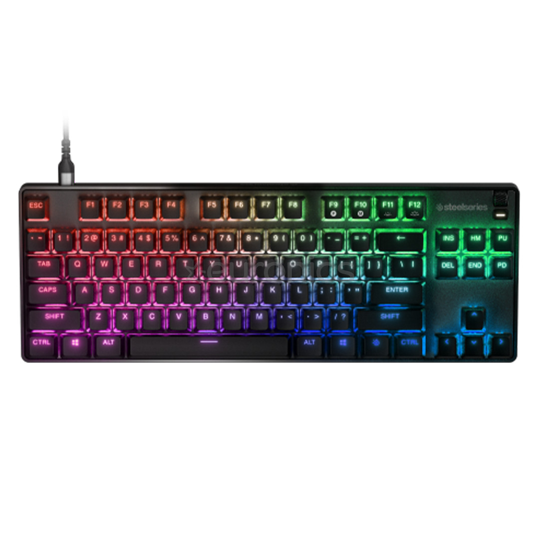 Steelseries Apex 9 TKL, OptiPoint optical switches, US, mehāniskā, melna - Klaviatūra