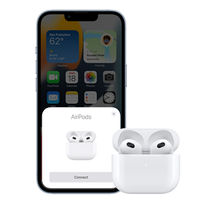 Apple AirPods 3 with Lightning Charging Case, белый - Полностью беспроводные наушники
