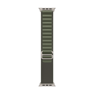 Apple Watch 49 мм, Alpine Loop, средний, темно-зеленый - Сменный ремешок MQE33ZM/A