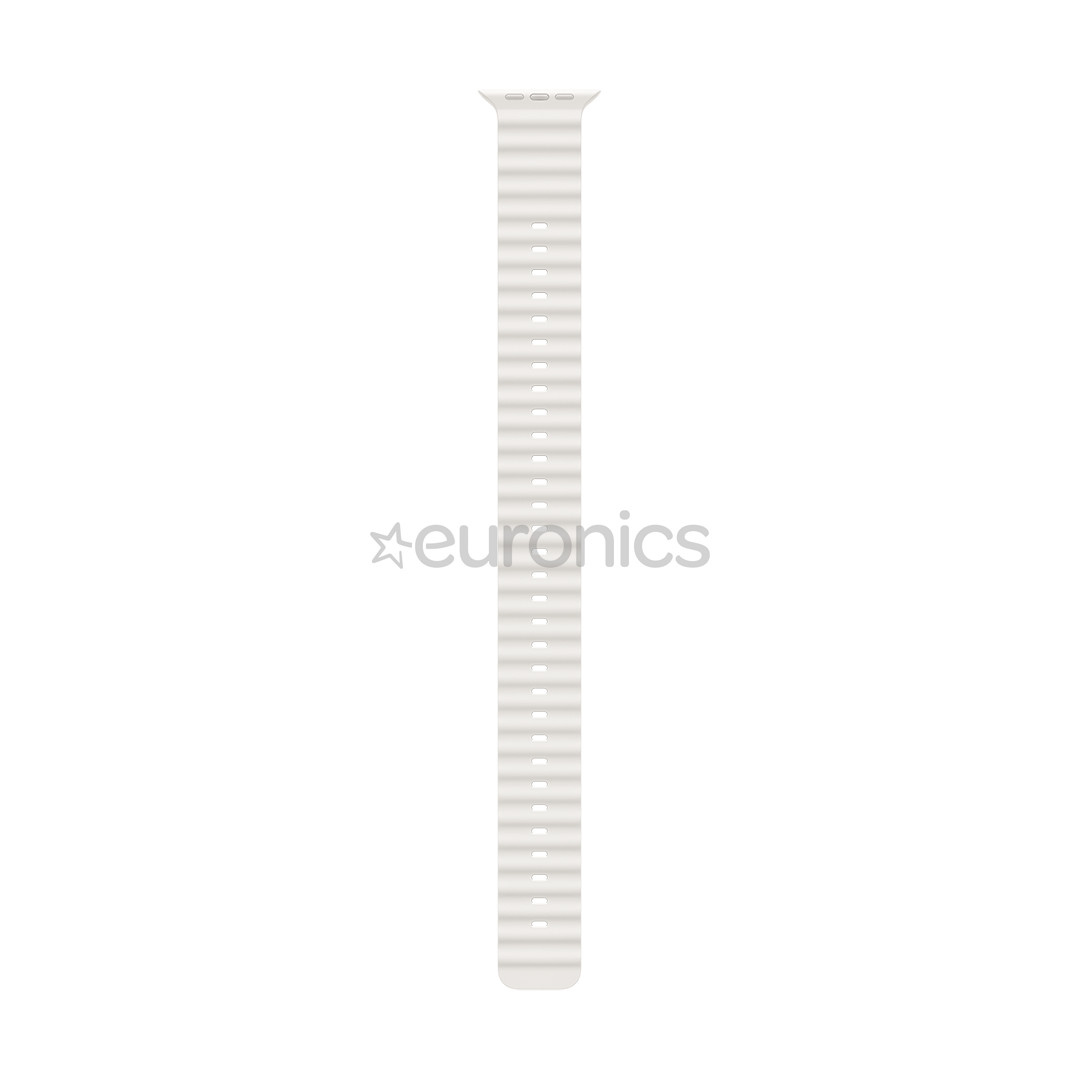 Apple Watch 49mm, Ocean Band Extension, pagarinājums, balta - Siksniņa pulkstenim