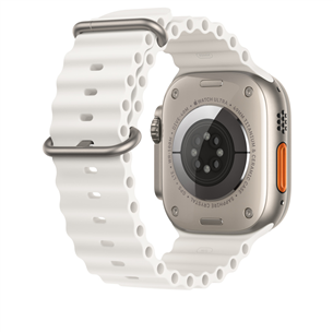 Apple Watch 49 мм, Ocean Band Extension, белый - Удлинитель для сменного ремешка