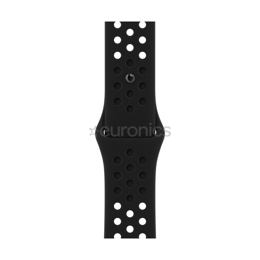 Apple Watch 41mm, Nike Sport Band, melna - Siksniņa pulkstenim