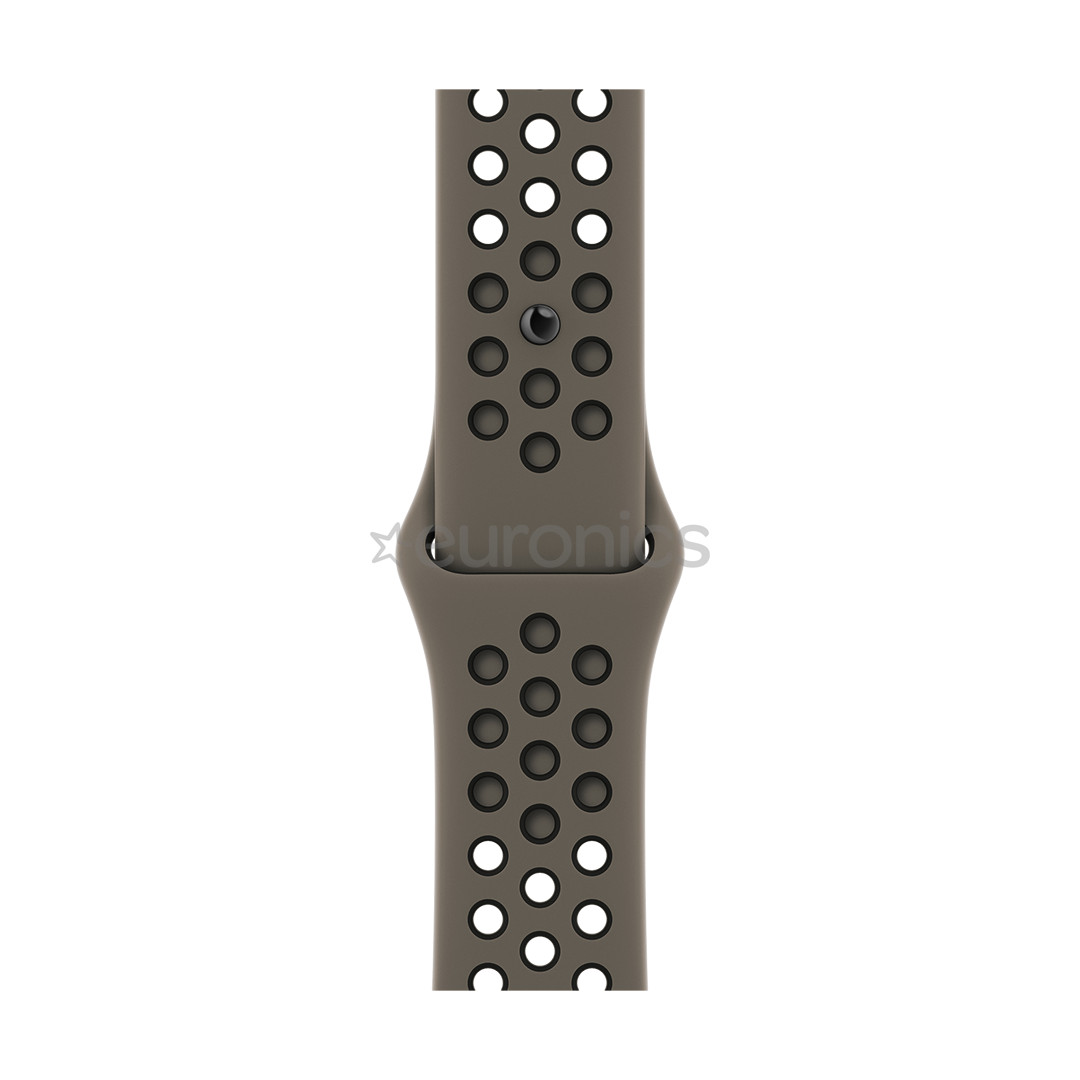 Apple Watch 41 мм, Nike Sport Band, серо-коричневый - Сменный ремешок