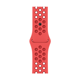 Apple Watch 41 мм, Nike Sport Band, красный - Сменный ремешок MPGW3ZM/A