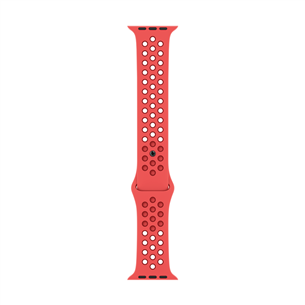 Apple Watch 41 мм, Nike Sport Band, красный - Сменный ремешок