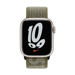 Apple Watch 41 мм, Nike Sport Loop, темно-зеленый - Сменный ремешок