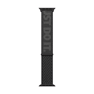 Apple Watch 45 мм, Nike Sport Loop, черный - Сменный ремешок