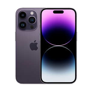 Apple iPhone 14 Pro, 128 GB, tumši violeta - Viedtālrunis MQ0G3PX/A
