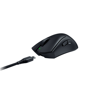 Razer DeathAdder V3 Pro, optiskā, melna - Bezvadu datorpele