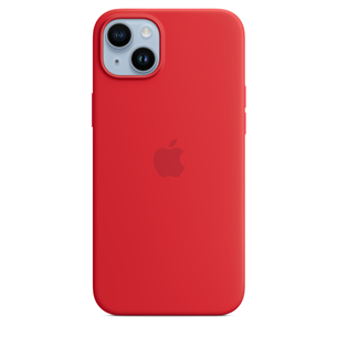 Apple iPhone 14 Plus Silicone Case with MagSafe, (PRODUCT)RED - Case,  MPT63ZM/A