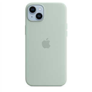 Apple iPhone 14 Plus Silicone Case with MagSafe, светло-зеленый - Силиконовый чехол MPTC3ZM/A