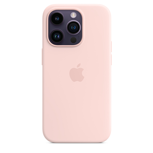 Apple iPhone 14 Pro Silicone Case with MagSafe, chalk pink - Case