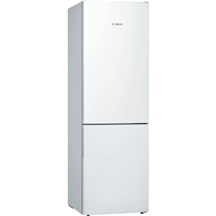 Bosch, LowFrost, 308 L, height 186 cm, white - Refrigerator KGE36AWCA