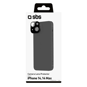 SBS Camera Lens Protector, iPhone 14 / 14 Plus, черный - Защитное стекло для объективов камеры