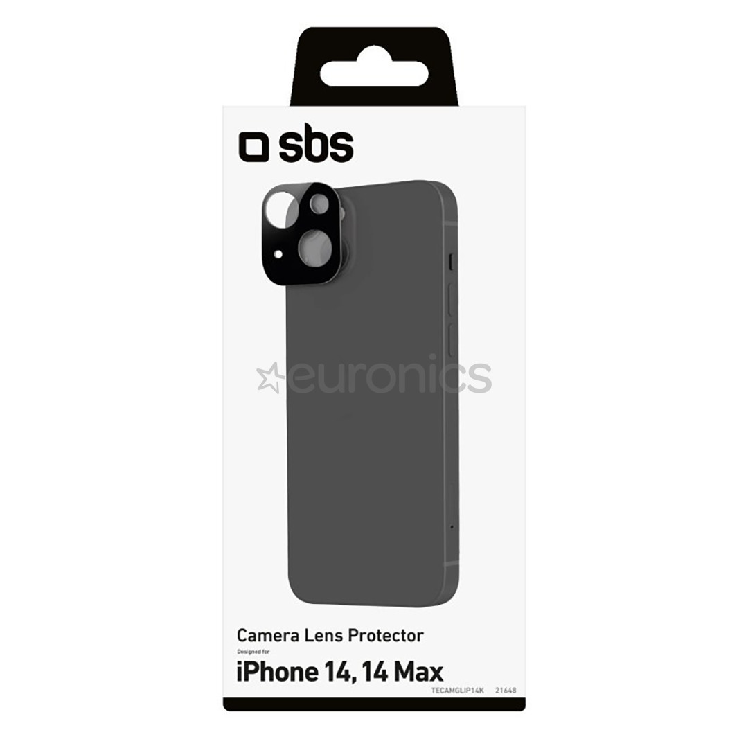 SBS Camera Lens Protector, iPhone 14 / 14 Plus, black - Camera lens protector