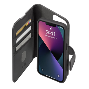 SBS Duo Mag Wallet, iPhone 14 Plus, melna – Apvalks viedtālrunim