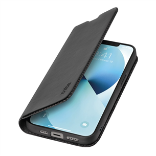 SBS Book Wallet Lite, iPhone 14, melna – Apvalks viedtālrunim TEBKLITEIP1461K