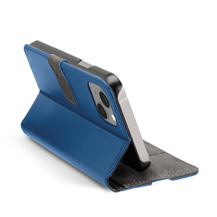 SBS Book Wallet Stand, iPhone 14 Plus, blue - Smartphone case
