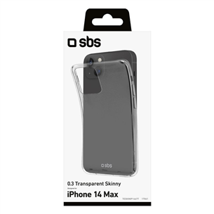 SBS Skinny cover, iPhone 14 Plus, caurspīdīgs - Apvalks viedtālrunim