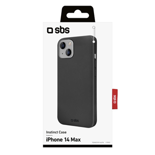 SBS Instinct cover, iPhone 14 Plus, black - Smartphone cover