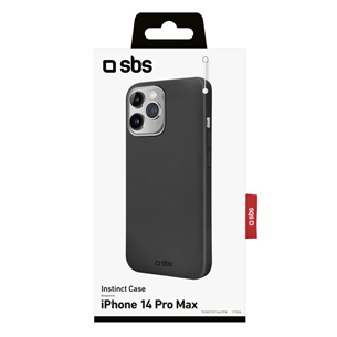 SBS Instinct cover, iPhone 14 Pro Max, melna – Apvalks viedtālrunim