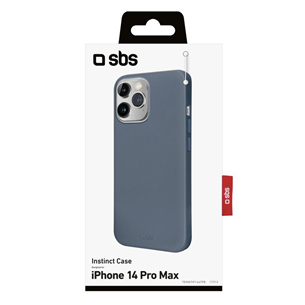 SBS Instinct cover, iPhone 14 Pro Max, blue - Smartphone cover